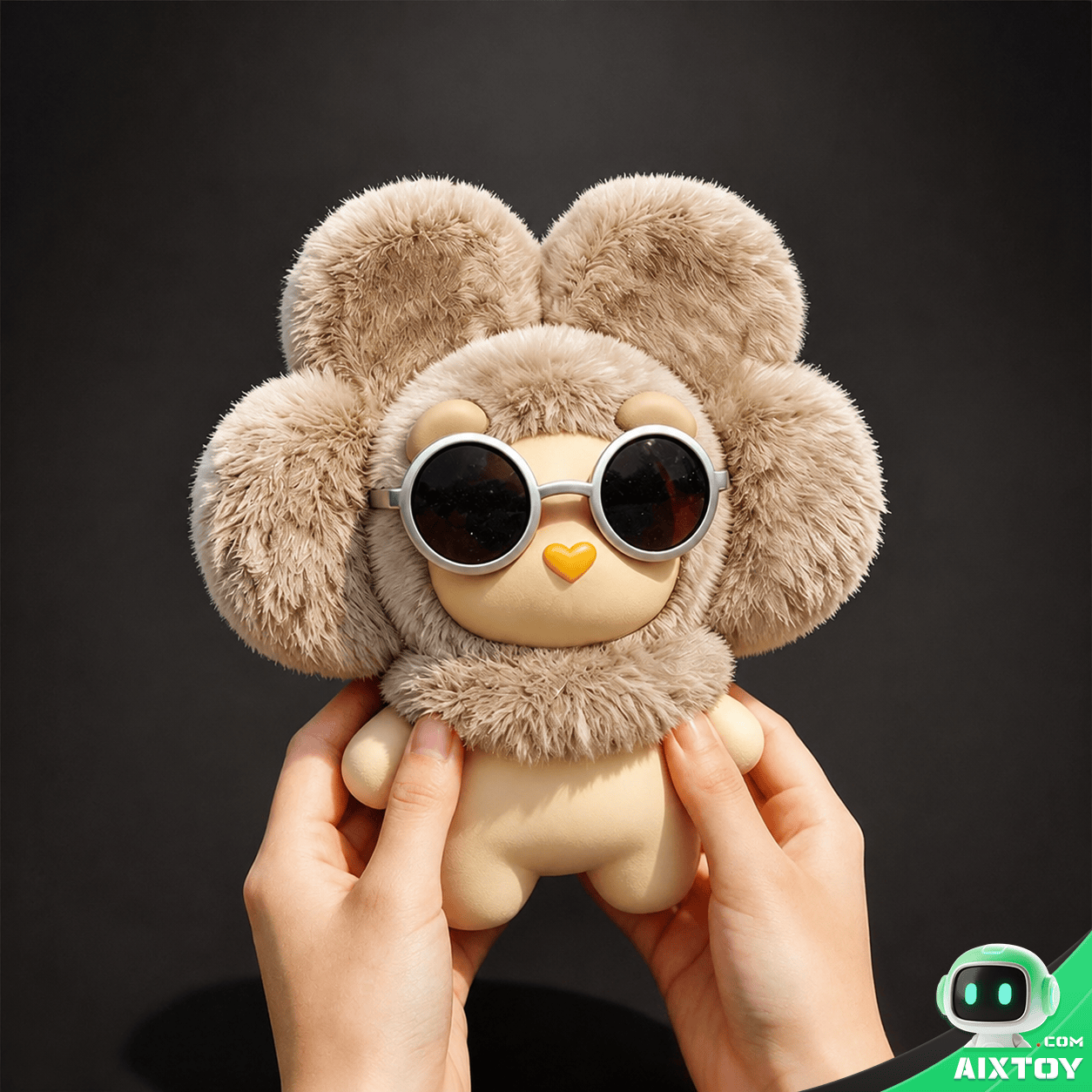 Emobody Peach AI Smart Plush Robot Pendant | AIXTOY Emobody Peach AI Smart Plush Robot Pendant - main product image