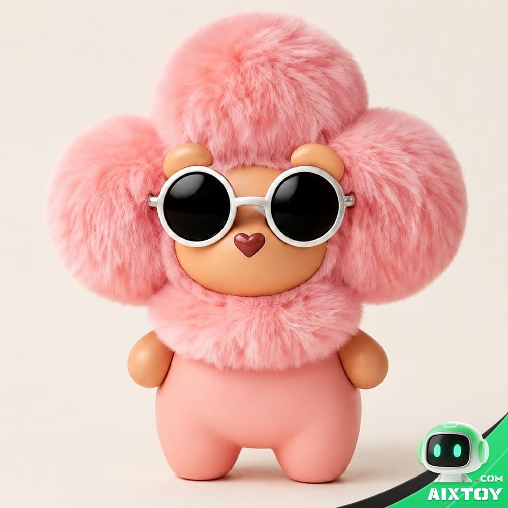 Emobody Peach AI Plush Robot Pendant Gallery Image 2 Emobody Peach AI Smart Plush Robot Pendant gallery image 2 side view