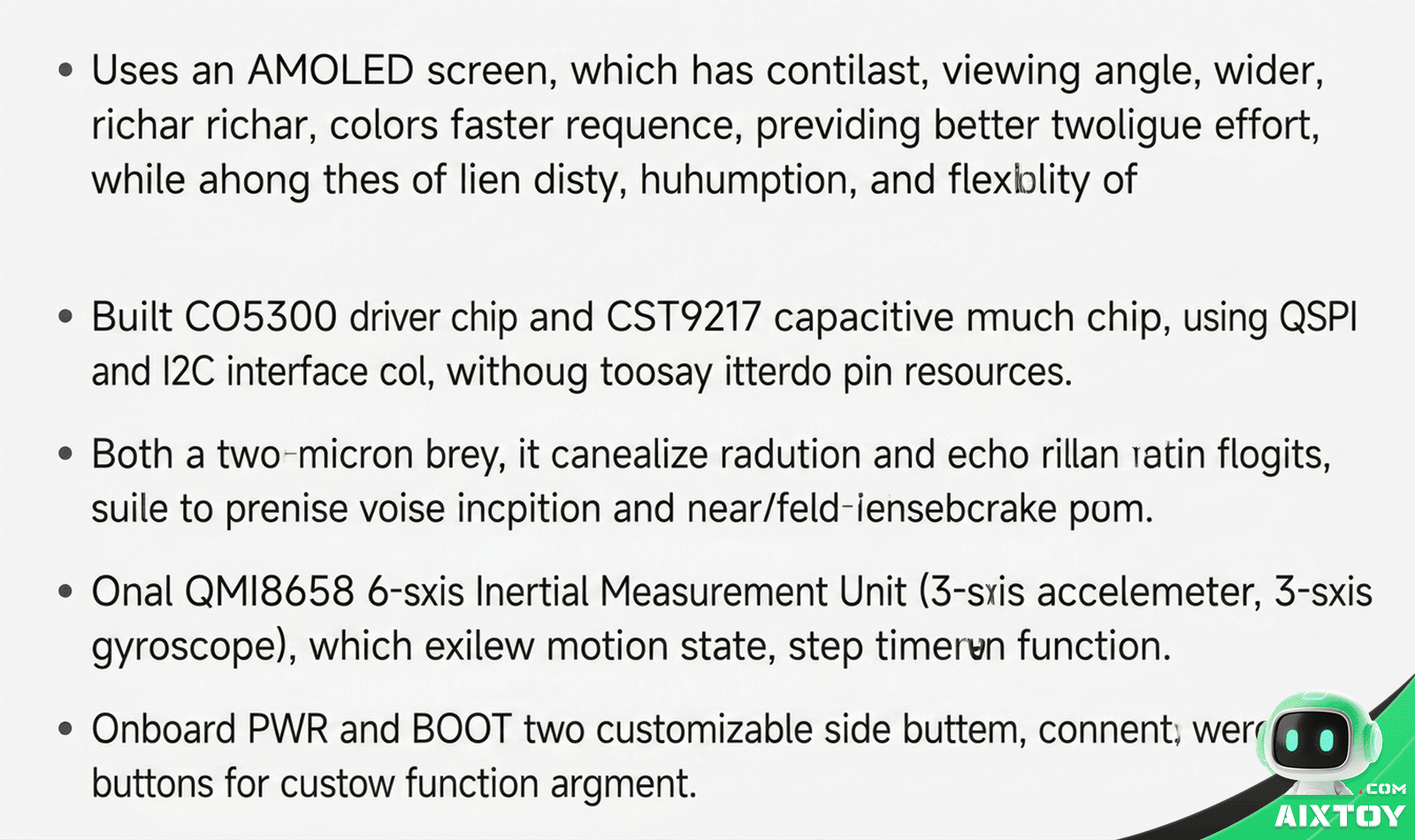 ESP32 Round Display AI Dev Board detail