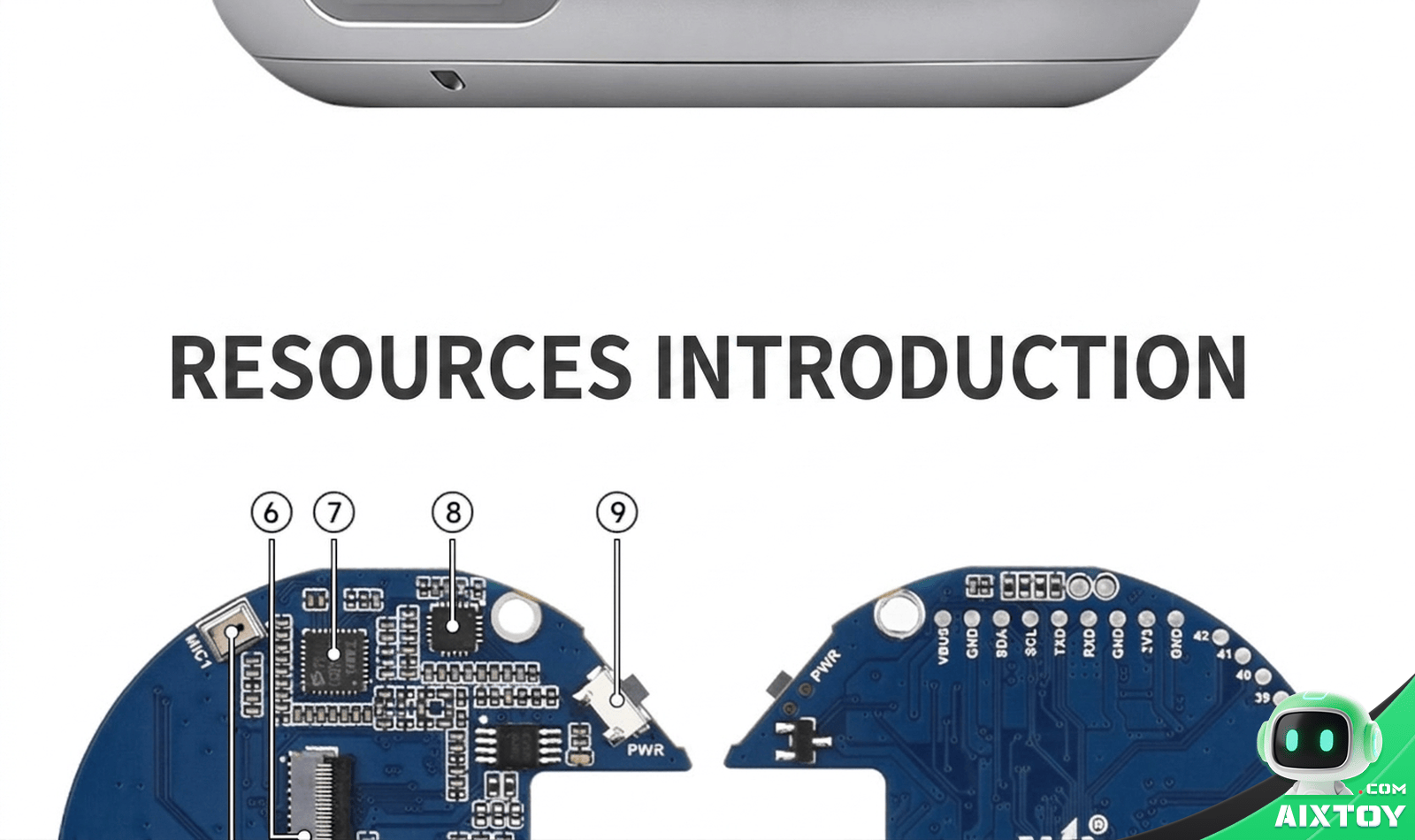 ESP32 Round Display AI Dev Board detail