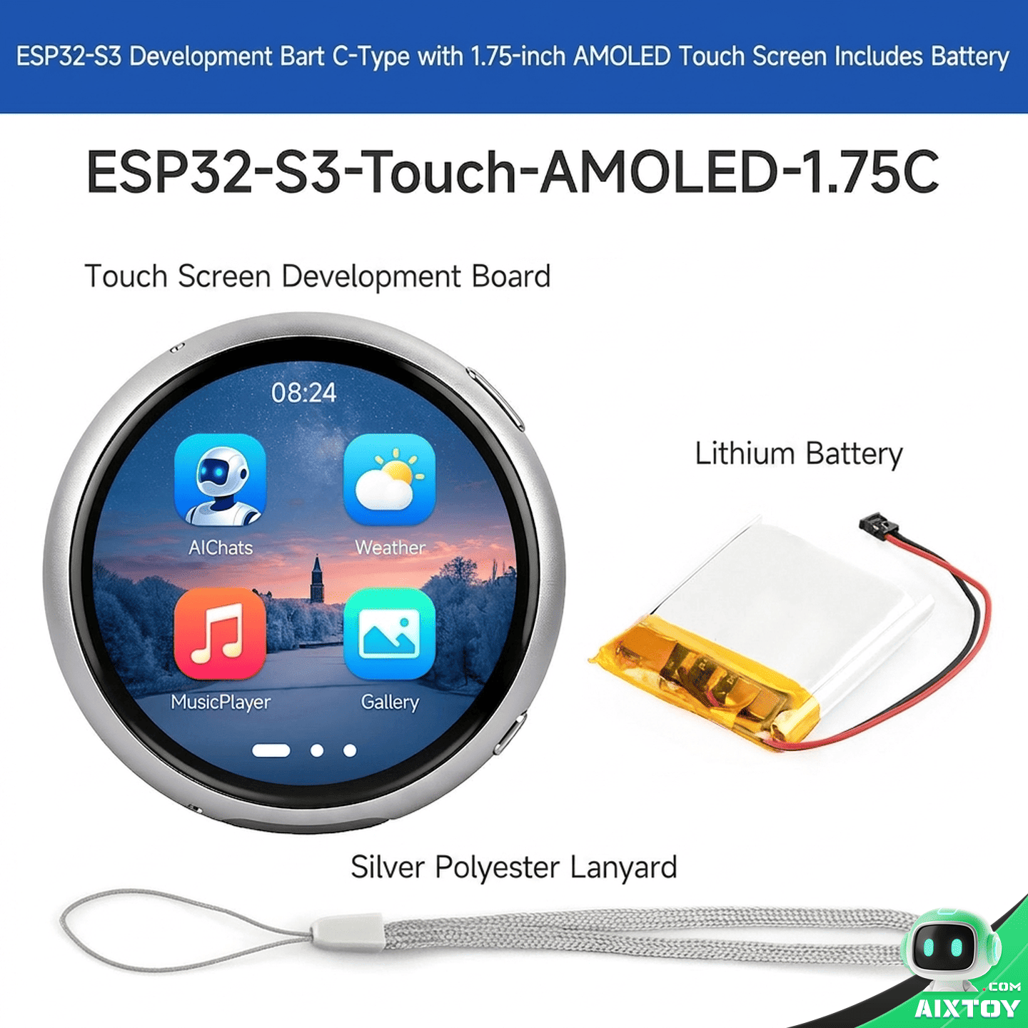 ESP32 Round Display AI Dev Board Gallery 5 ESP32 Round Display AI Dev Board gallery photo 5