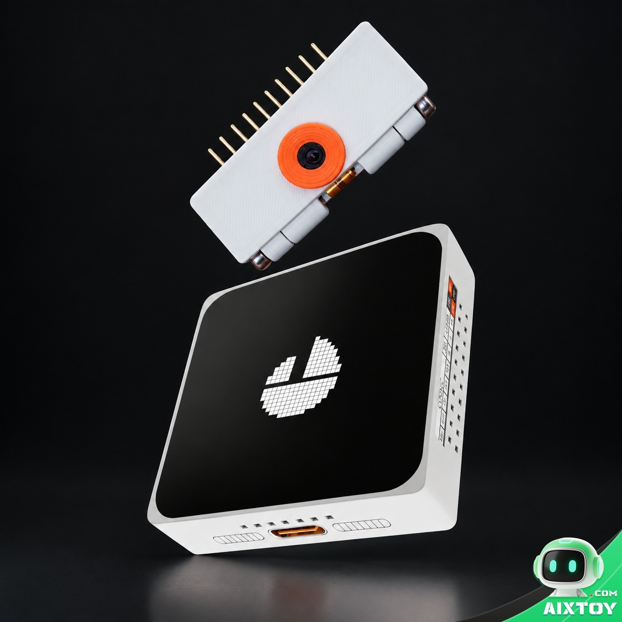 ESP-Mosaico ESP32-S3 AI development board with AMOLED touchscreen main product view