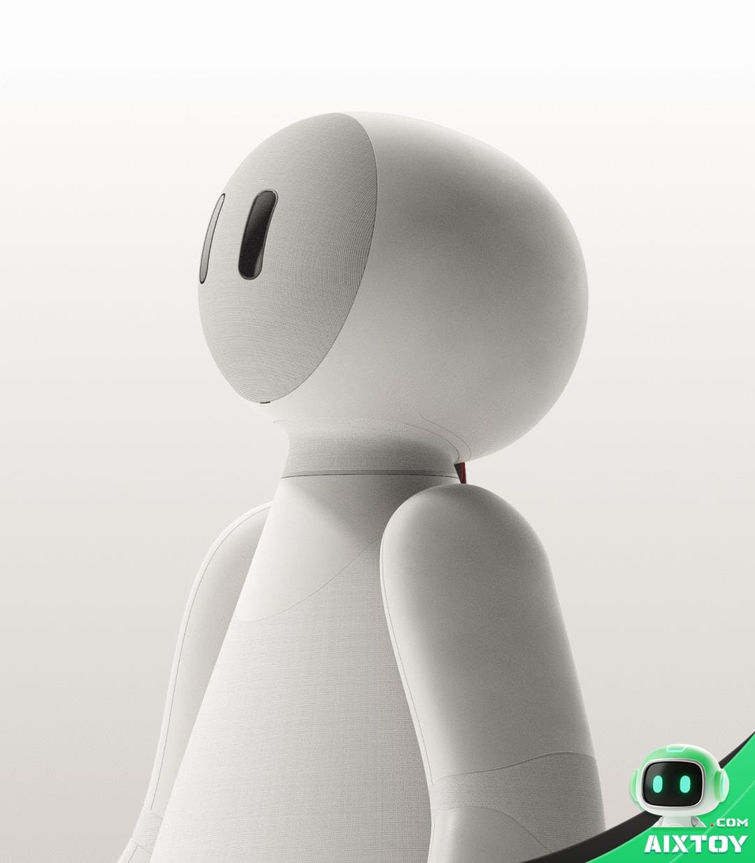 Fluvo robot facial expression LED display closeup showing emotional interface