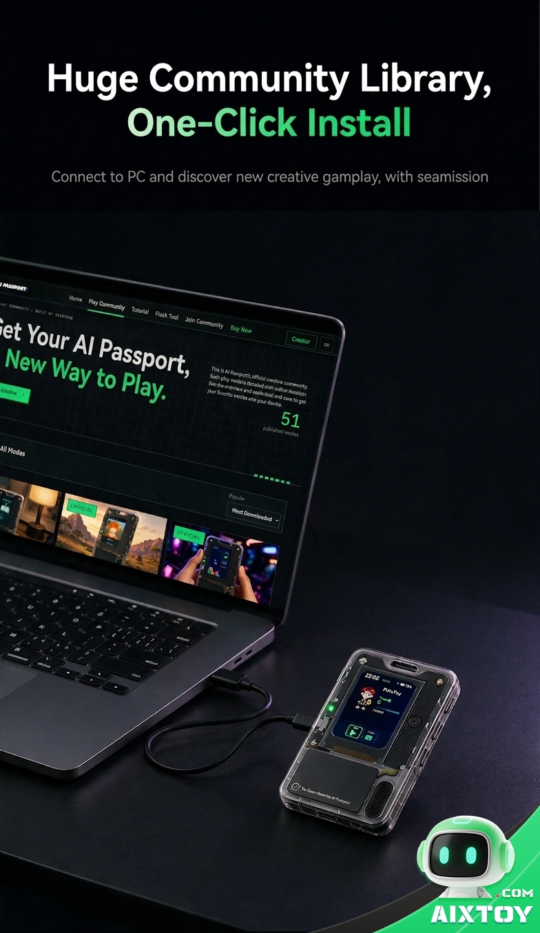 FoloToy AI Passport - Community Library FoloToy AI Passport community library with one-click installs of games and tools