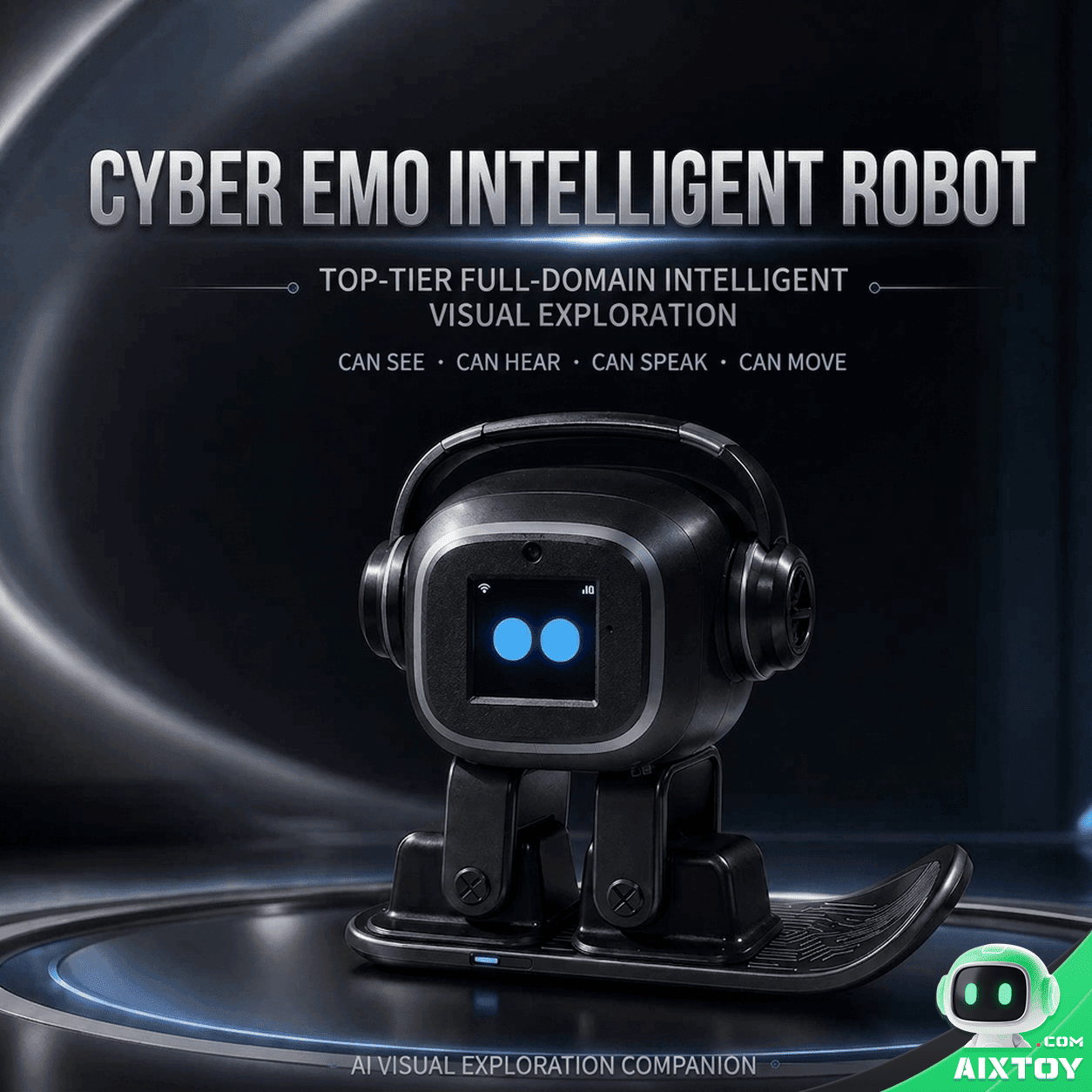 AI Cyberpunk EMO Desktop Robot - Smart Interactive Deep gallery