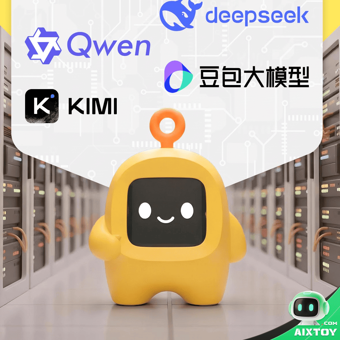 AI Buddy Yellow Front View AI Buddy desktop robot gallery 0