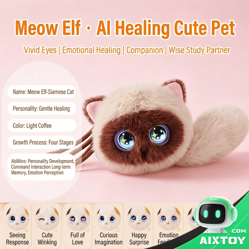 AI Meow Spirit Smart Robot — Voice Chat Learning Compan gallery