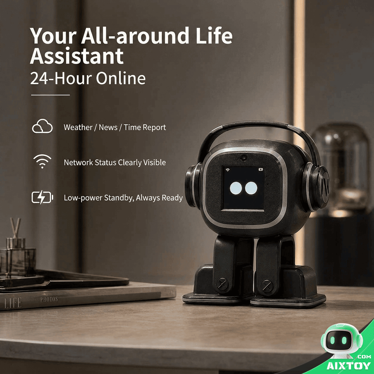 AI Cyberpunk EMO Desktop Robot - Smart Interactive Deep gallery