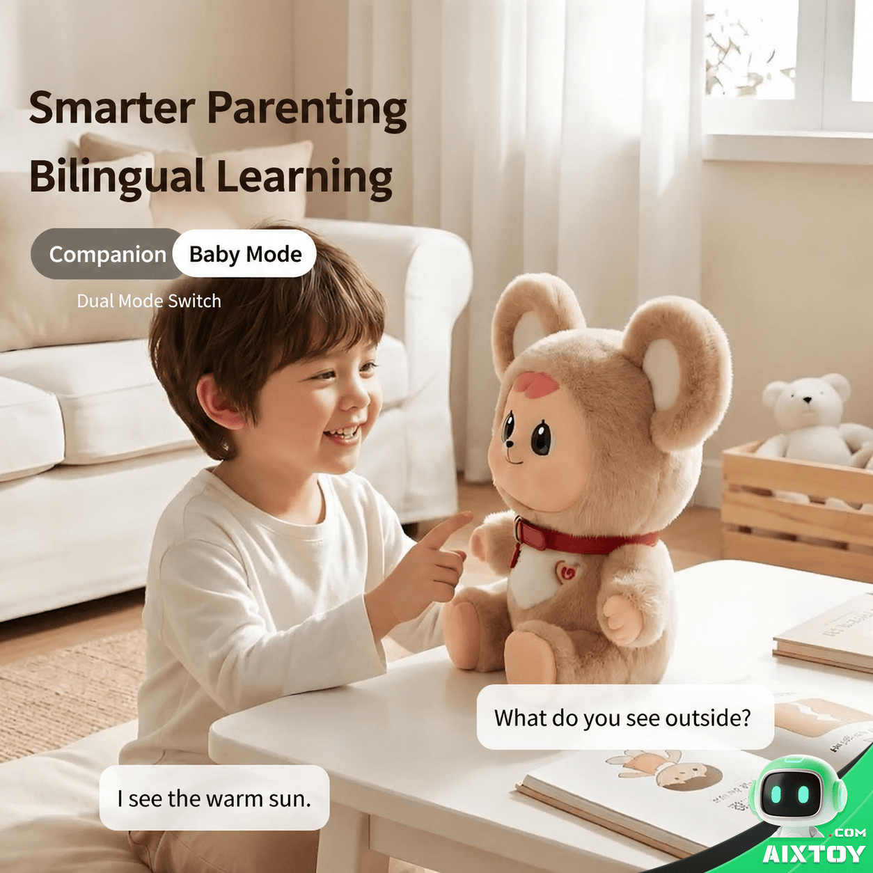 Babo AI Education Robot - Smarter Parenting & Bilingual Learning