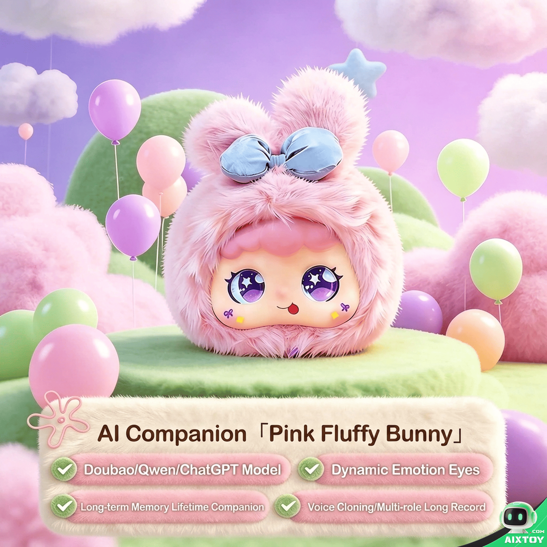 Pink Bunny plush toy
