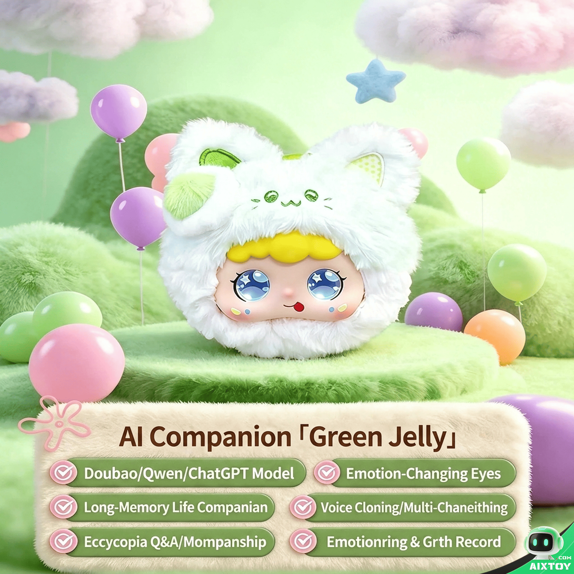 Green Grape - Green Green Grape Green plush toy