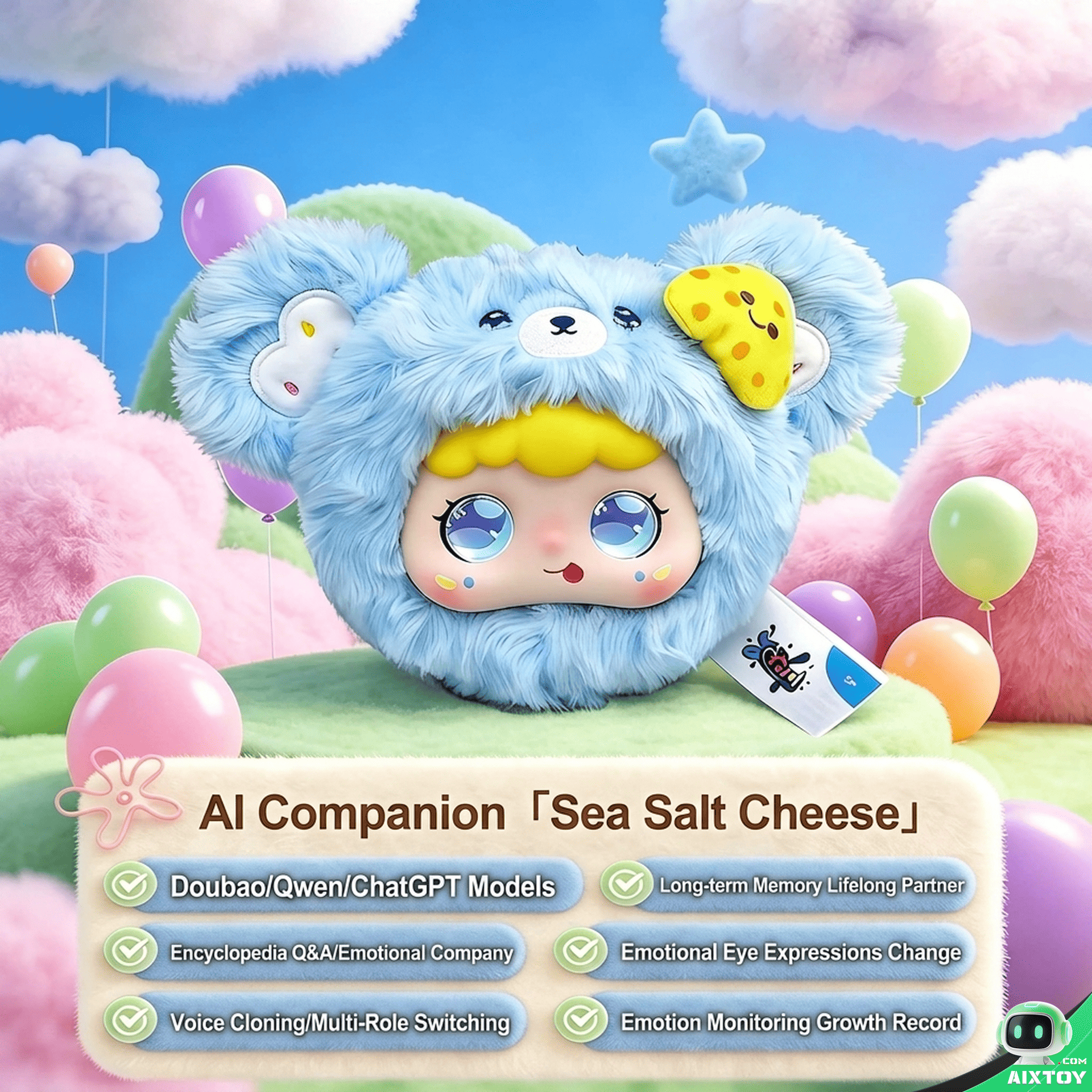 Sea Salt Blue plush toy