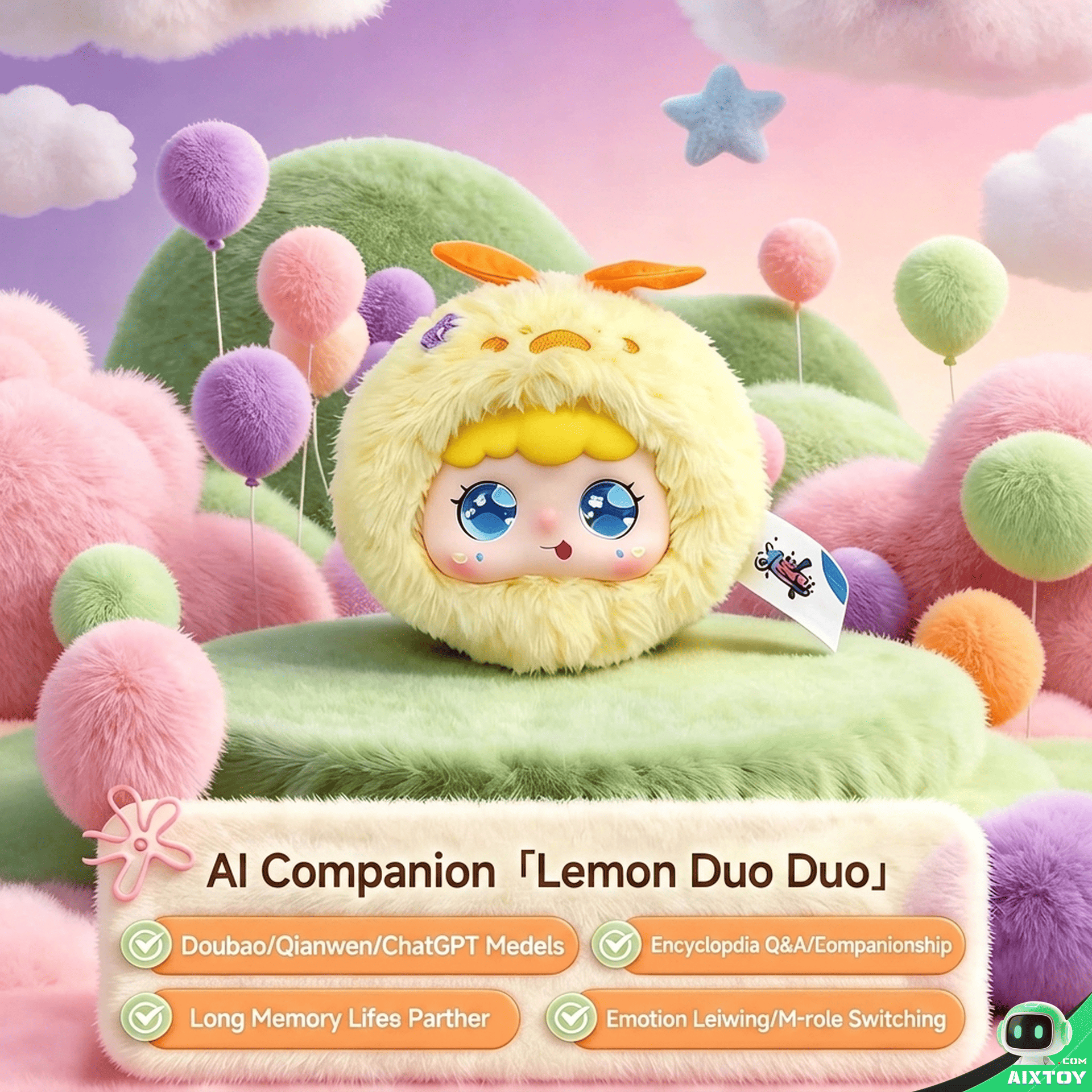 Lemon Duoduo Yellow plush toy