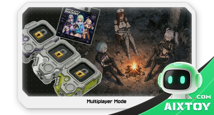 GENiEX multiplayer mode: three or more devices unlock murder mystery party style mini games