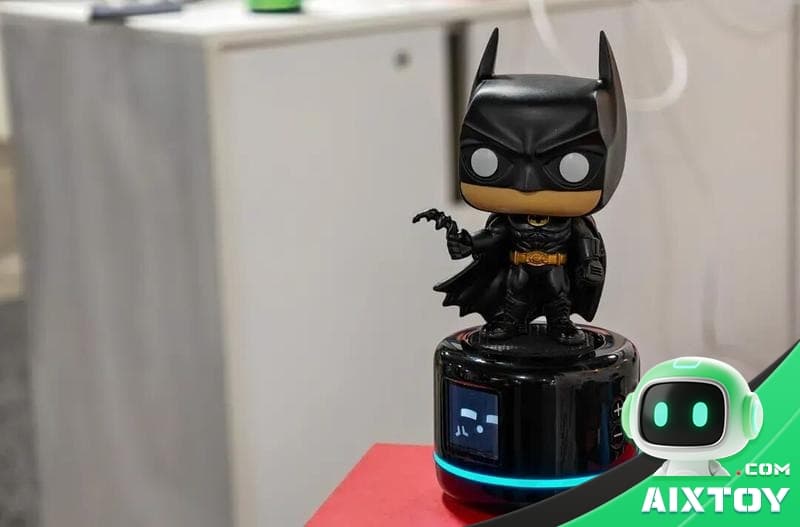 HeyMates and Buddyo AI-powered collectible figures with smart NFC bases displayed at CES 2026