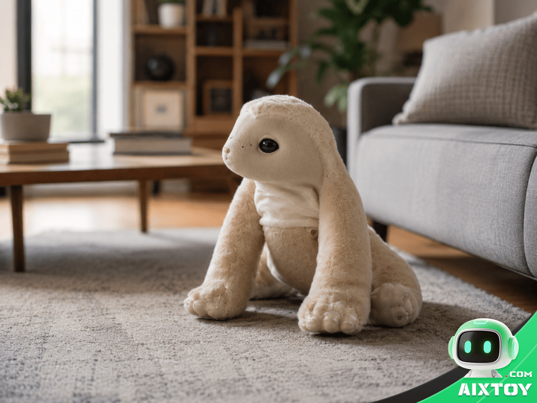 Familiar AI pet robot demonstrating body language and movement capabilities