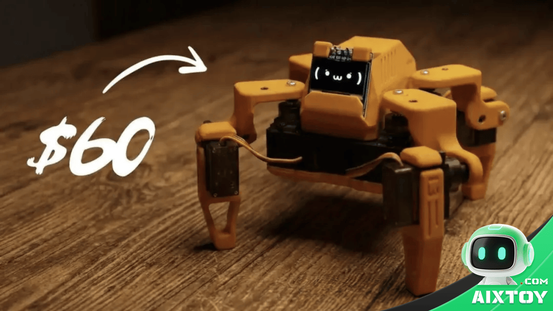 Sesame Robot Assembly | AIXTOY Arduino spider robot ESP32 servo motor assembly AIXTOY