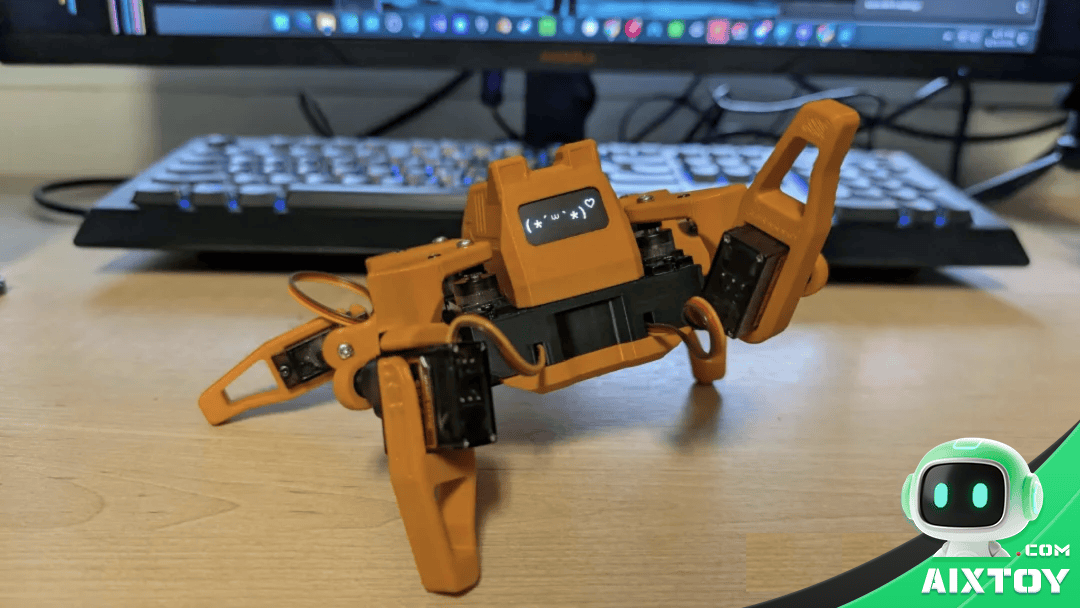 Sesame Spider Robot | AIXTOY DIY Arduino quadruped spider robot ESP32 3D printed AIXTOY AITOY