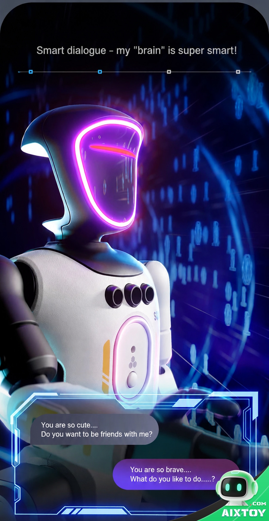 IQOEM AI Coding Education Robot - Programmable Humanoid Robot Toy for Kids IQOEM AI Coding Education Robot - Programmable Humanoid Robot Toy for Kids - feature detail