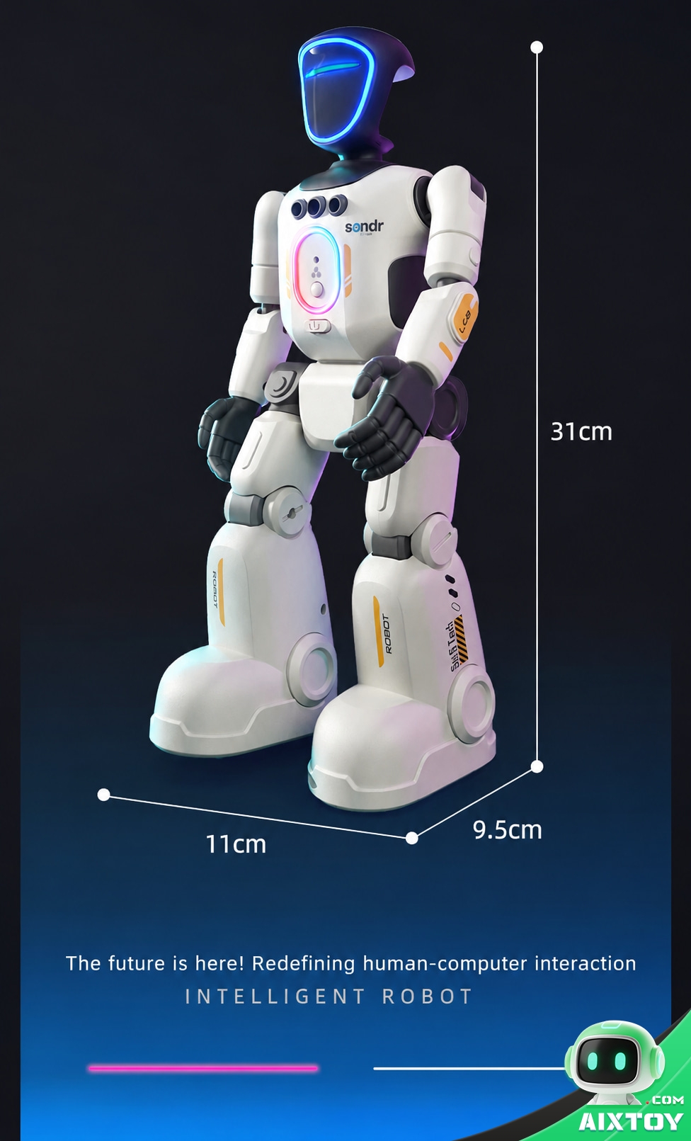 IQOEM AI Coding Education Robot - Programmable Humanoid Robot Toy for Kids IQOEM AI Coding Education Robot - Programmable Humanoid Robot Toy for Kids - feature detail