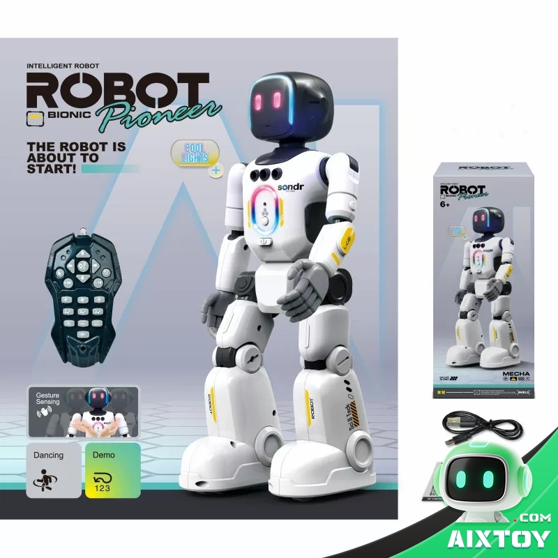 IQOEM AI Coding Education Robot - Programmable Humanoid Robot Toy for Kids - Gallery image IQOEM AI Coding Education Robot - Programmable Humanoid Robot Toy for Kids gallery view (AIXTOY)