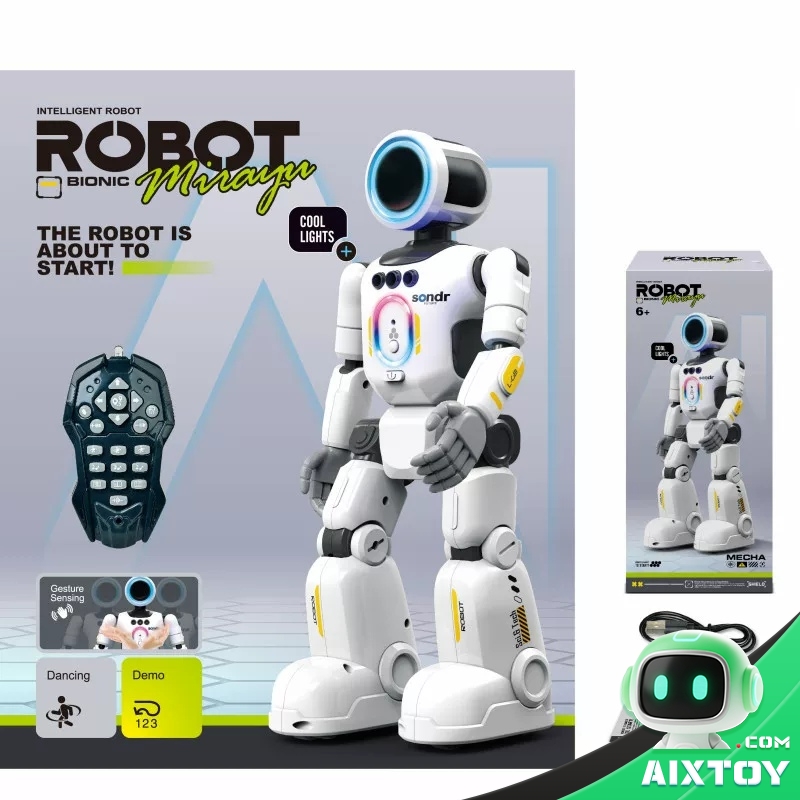 IQOEM AI Coding Education Robot - Programmable Humanoid Robot Toy for Kids - Gallery image IQOEM AI Coding Education Robot - Programmable Humanoid Robot Toy for Kids gallery view (AIXTOY)