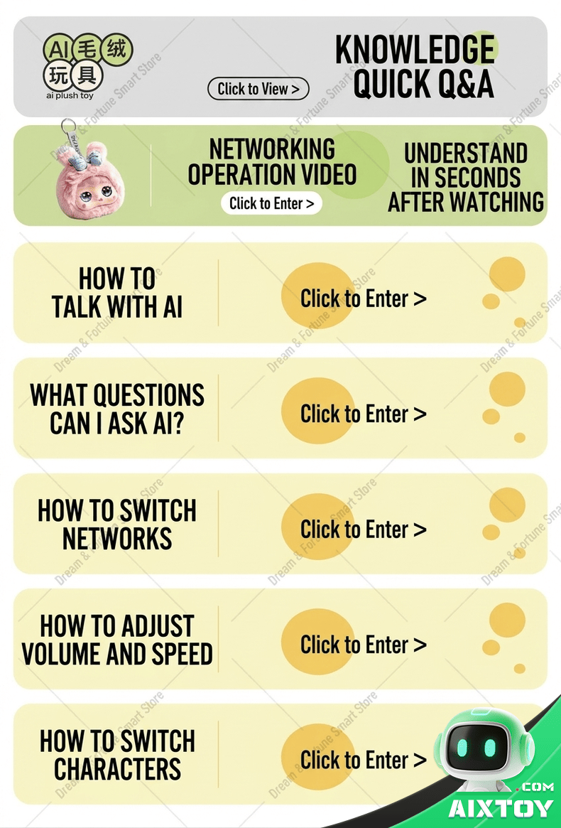 Jopark AI Plush Robot - Voice Interactive Learning Companion Toy detail