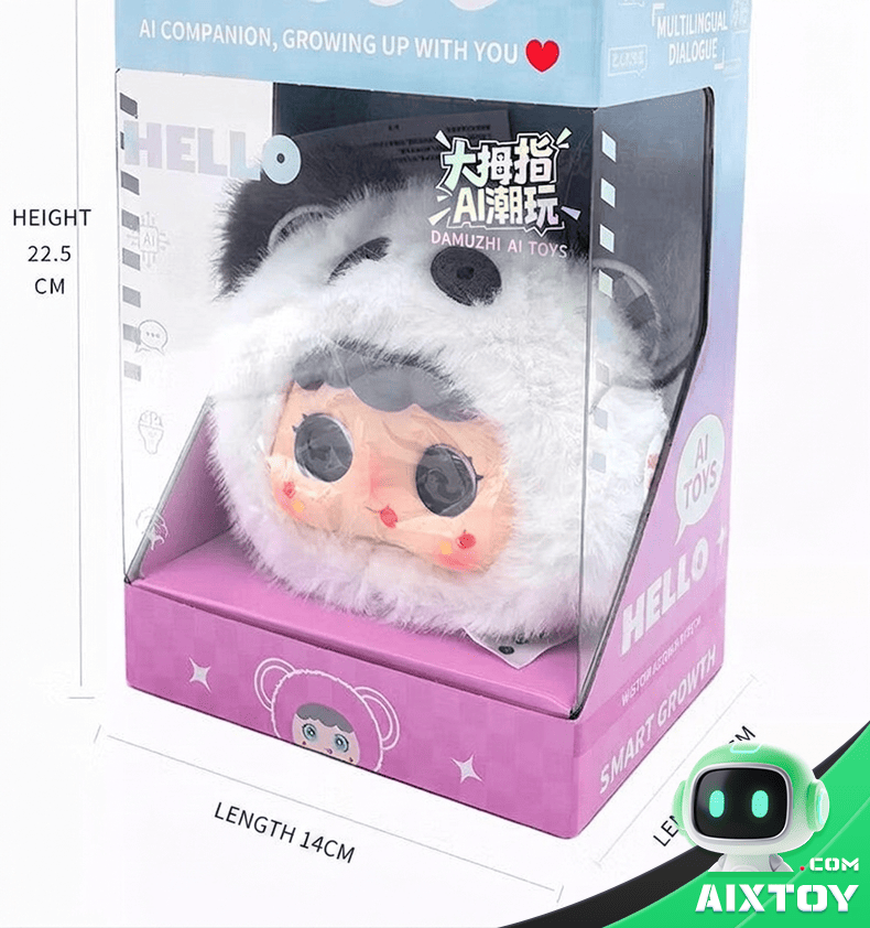 Jopark AI Plush Robot - Voice Interactive Learning Companion Toy detail