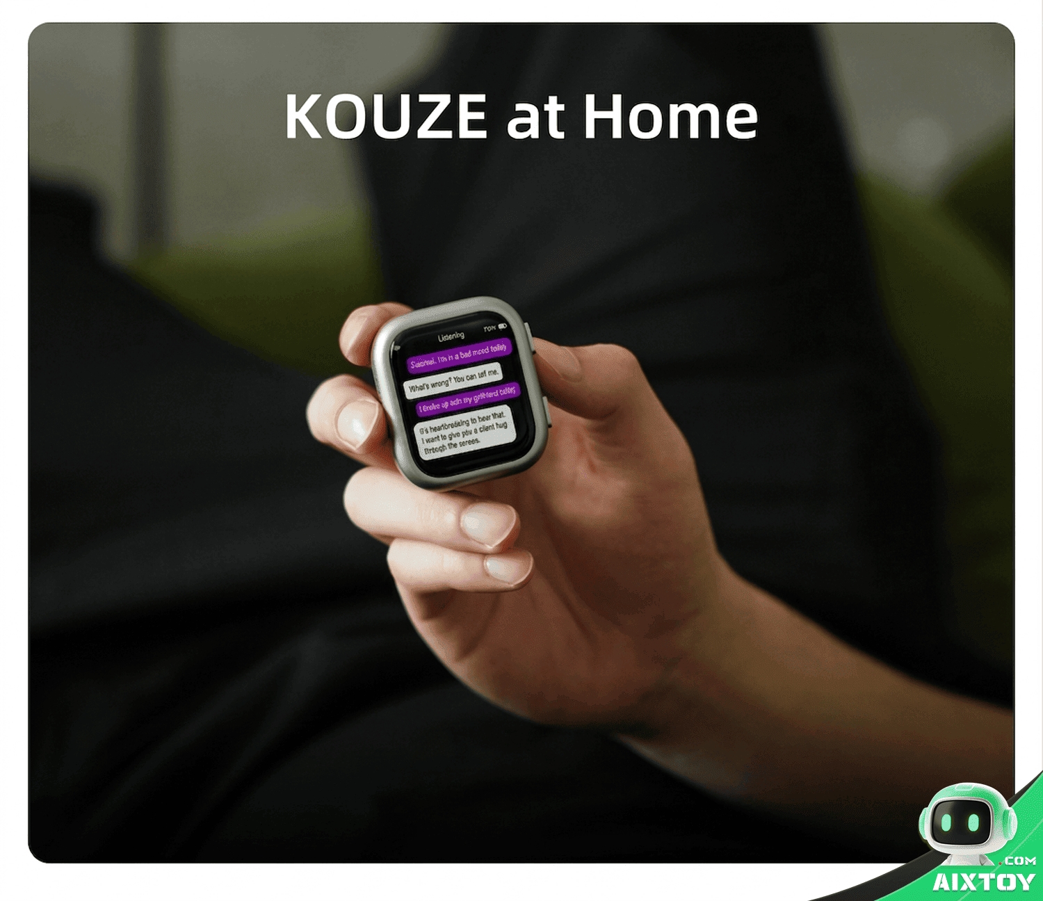 KOUZE K1 Pro AI Desktop Companion Robot - Smart Voice & Touch detail