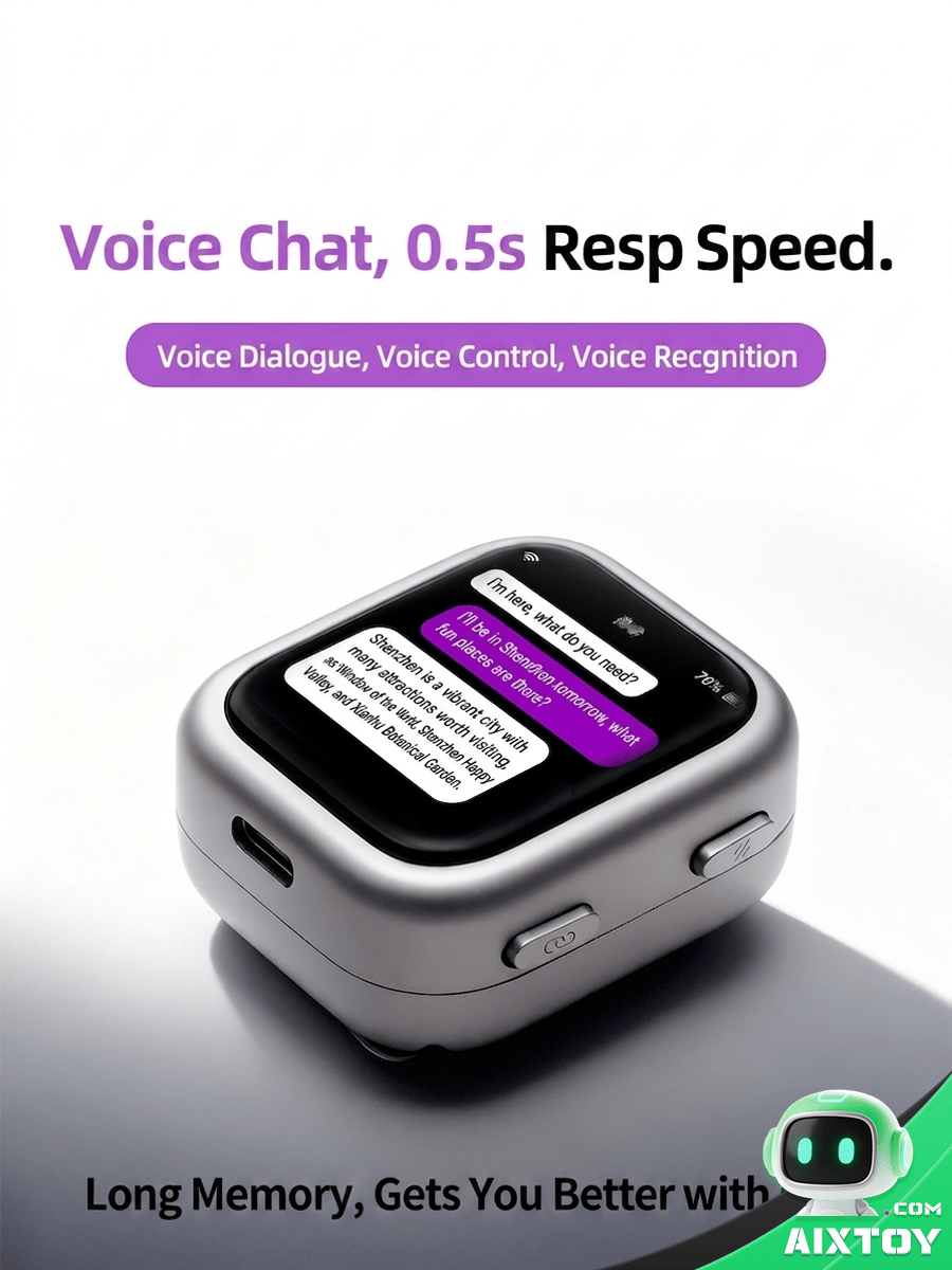 KOUZE K1 Pro AI Desktop Companion Robot - Smart Voice & Touch Gallery 3 KOUZE K1 Pro AI Desktop Companion Robot - Smart Voice & Touch gallery photo 3