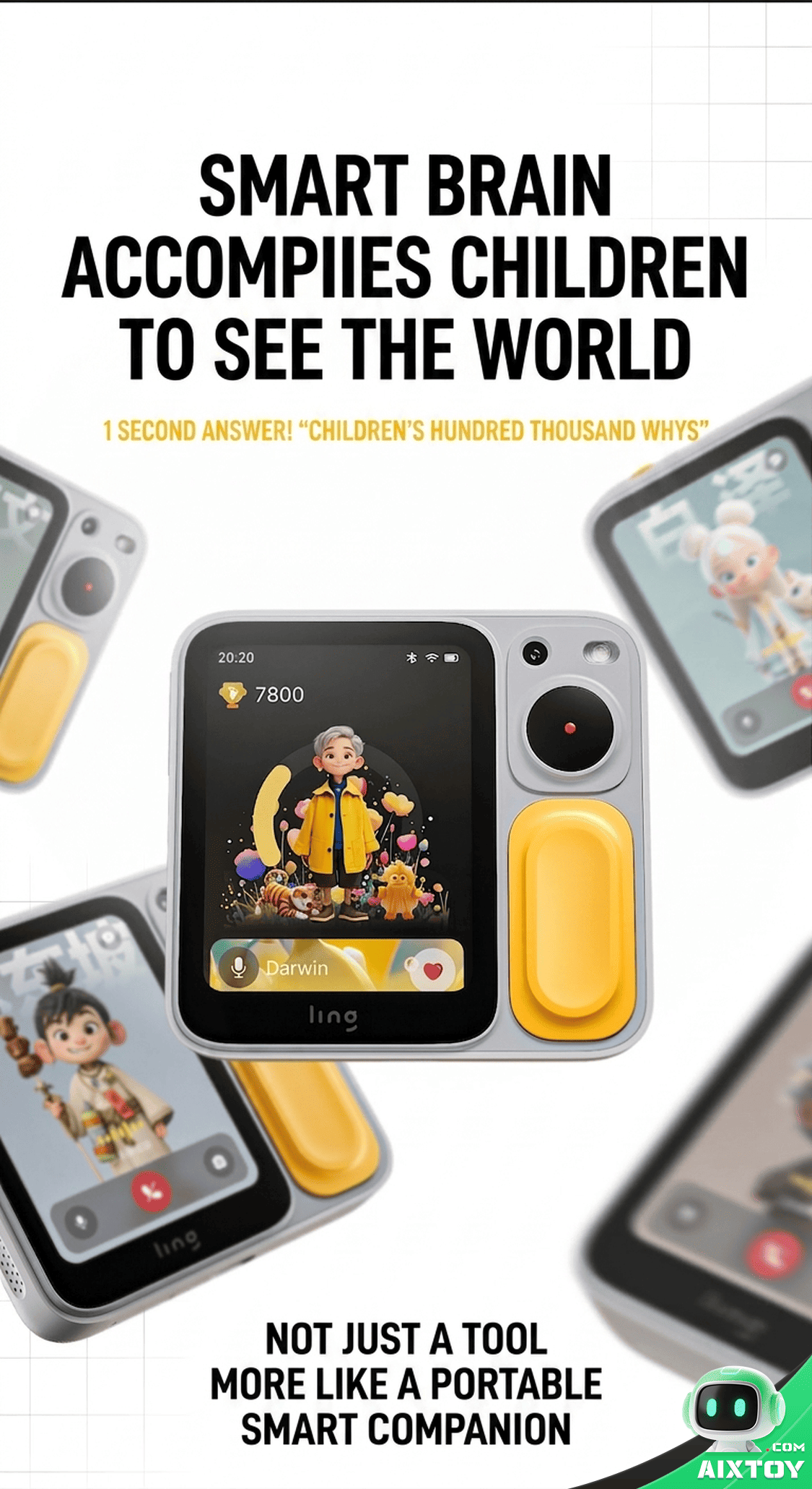 Ling AI Learning Companion - Smart Robot for Kids detail