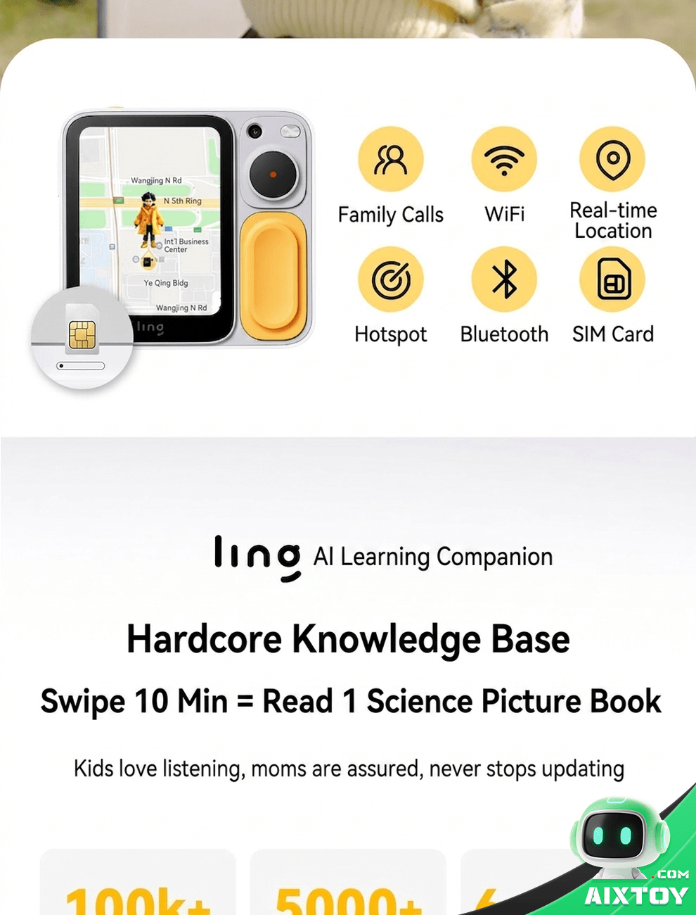 Ling AI Learning Companion - Smart Robot for Kids detail