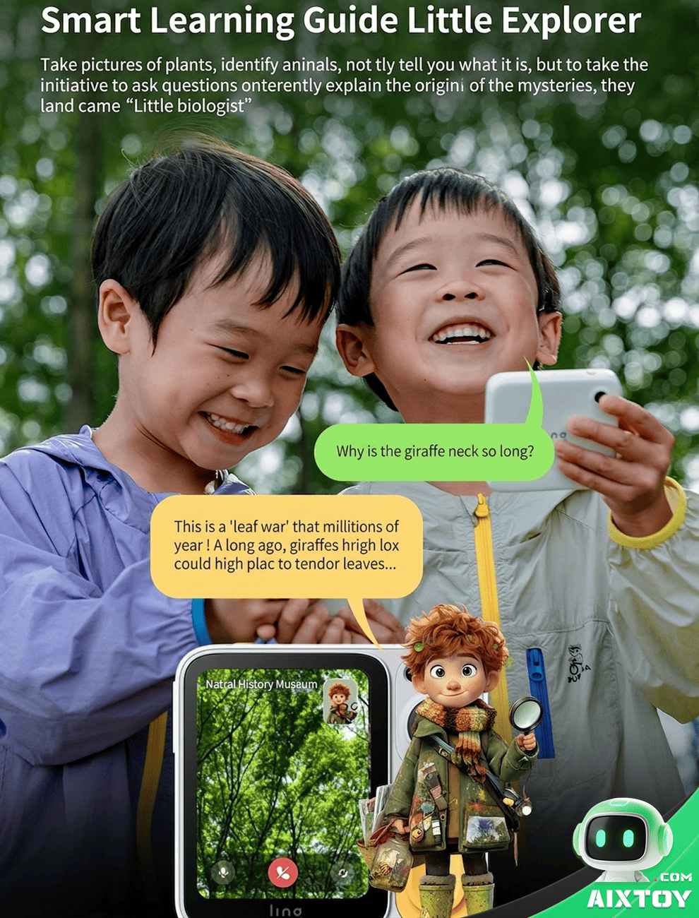 Ling AI Learning Companion - Smart Robot for Kids detail