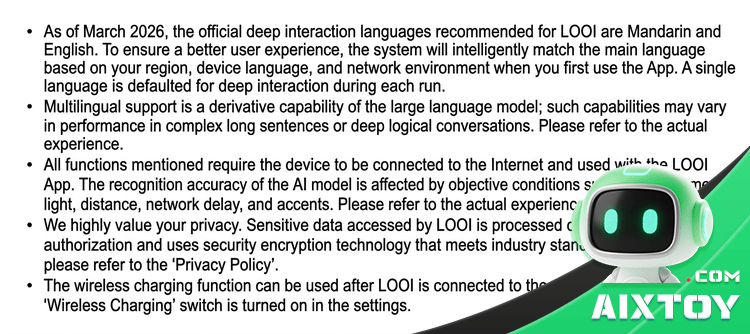 LOOI Phone AI Robot - Multi-Language Voice Chat & MagSafe Wireless Charging detail