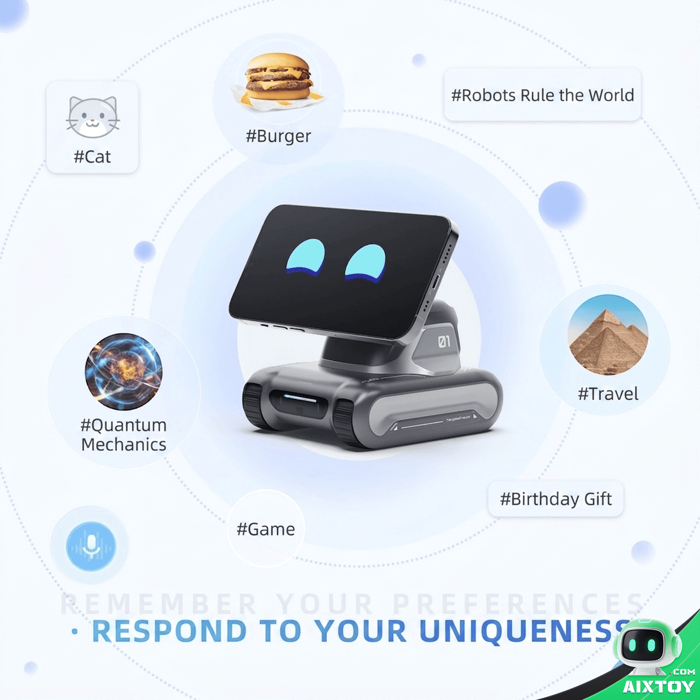 LOOI Phone AI Robot - Multi-Language Voice Chat & MagSafe Wireless Charging Gallery 3 LOOI Phone AI Robot - Multi-Language Voice Chat & MagSafe Wireless Charging gallery photo 3