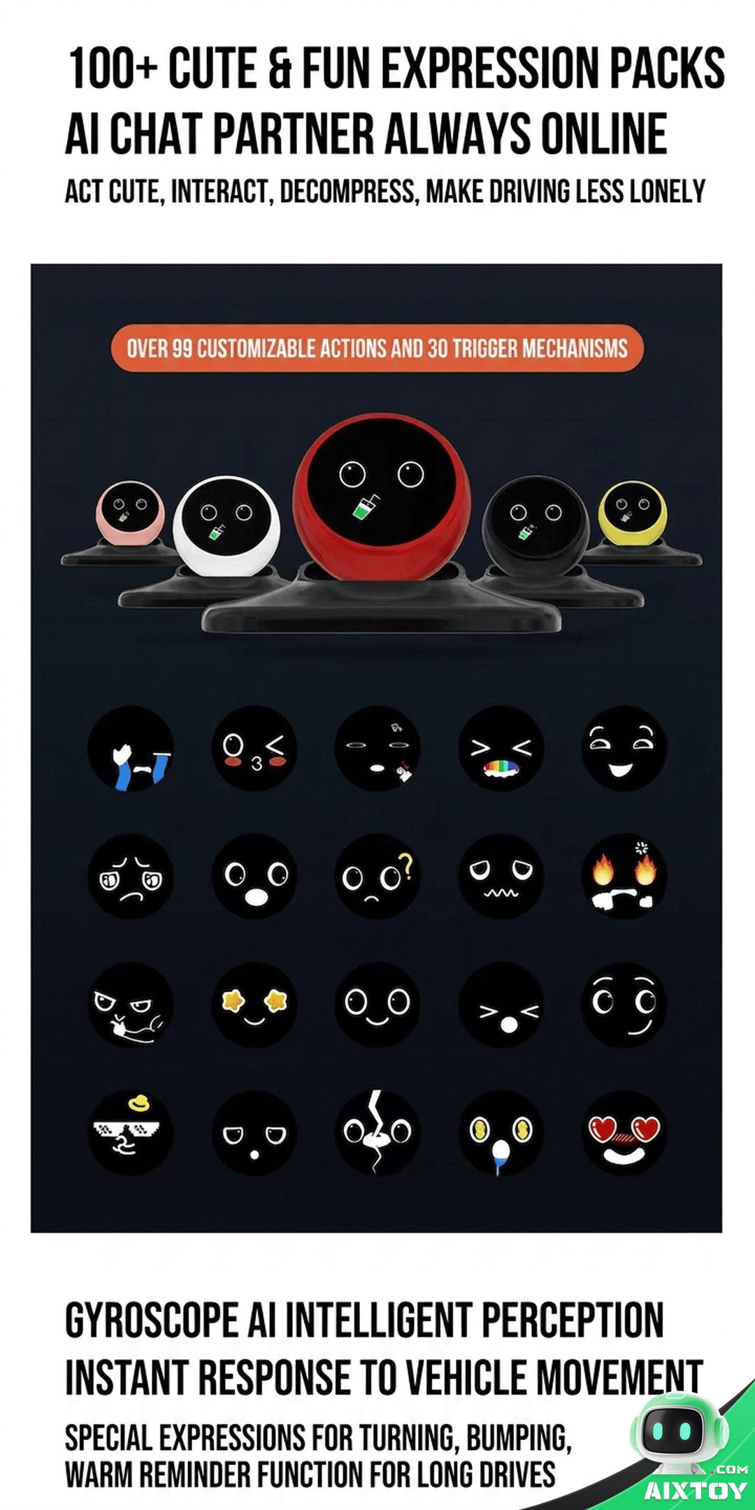 LUMI Car AI Robot - Dashboard Companion detail