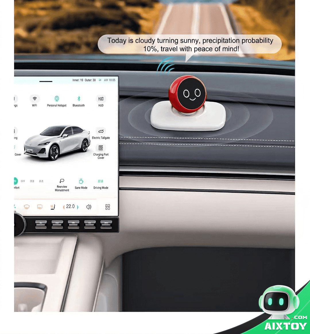 LUMI Car AI Robot - Dashboard Companion detail