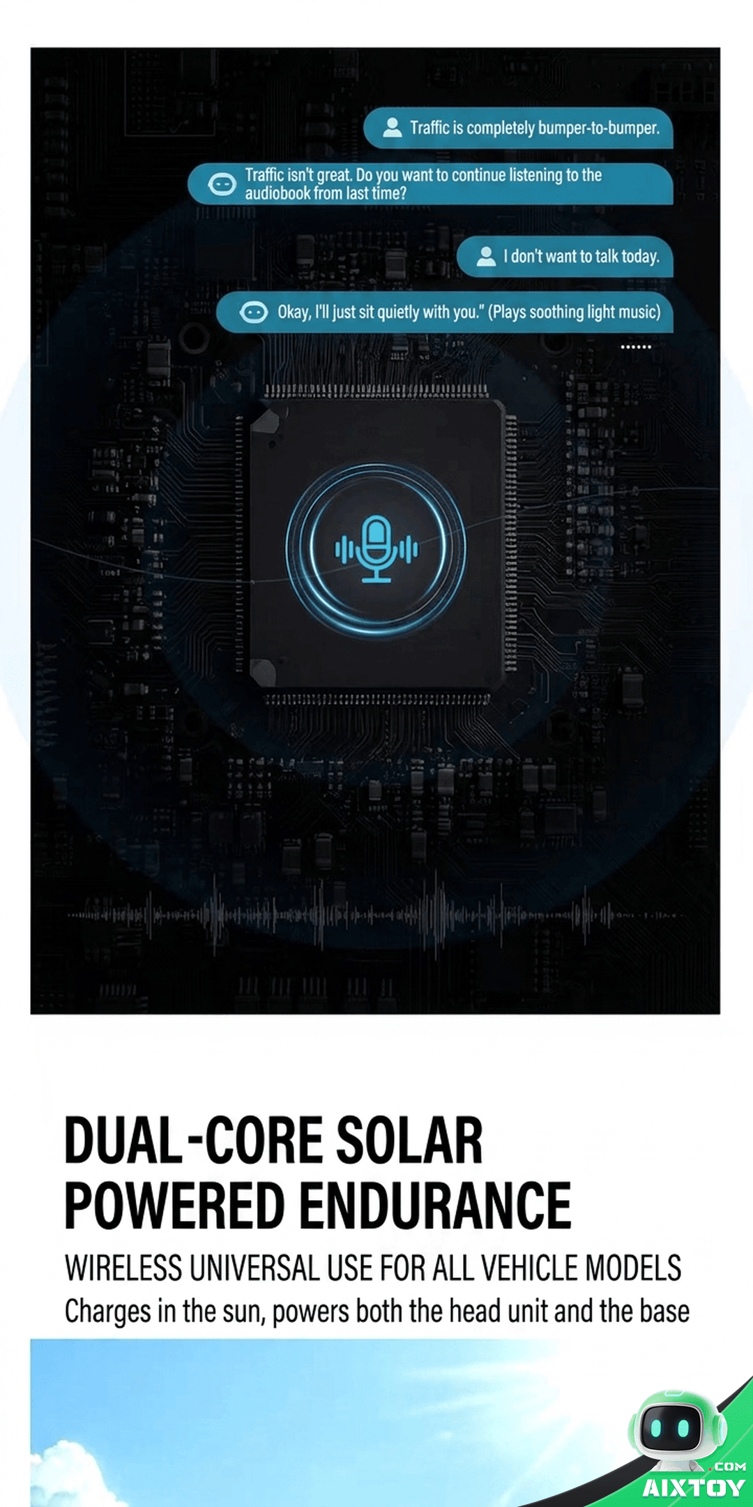 LUMI Car AI Robot - Dashboard Companion detail