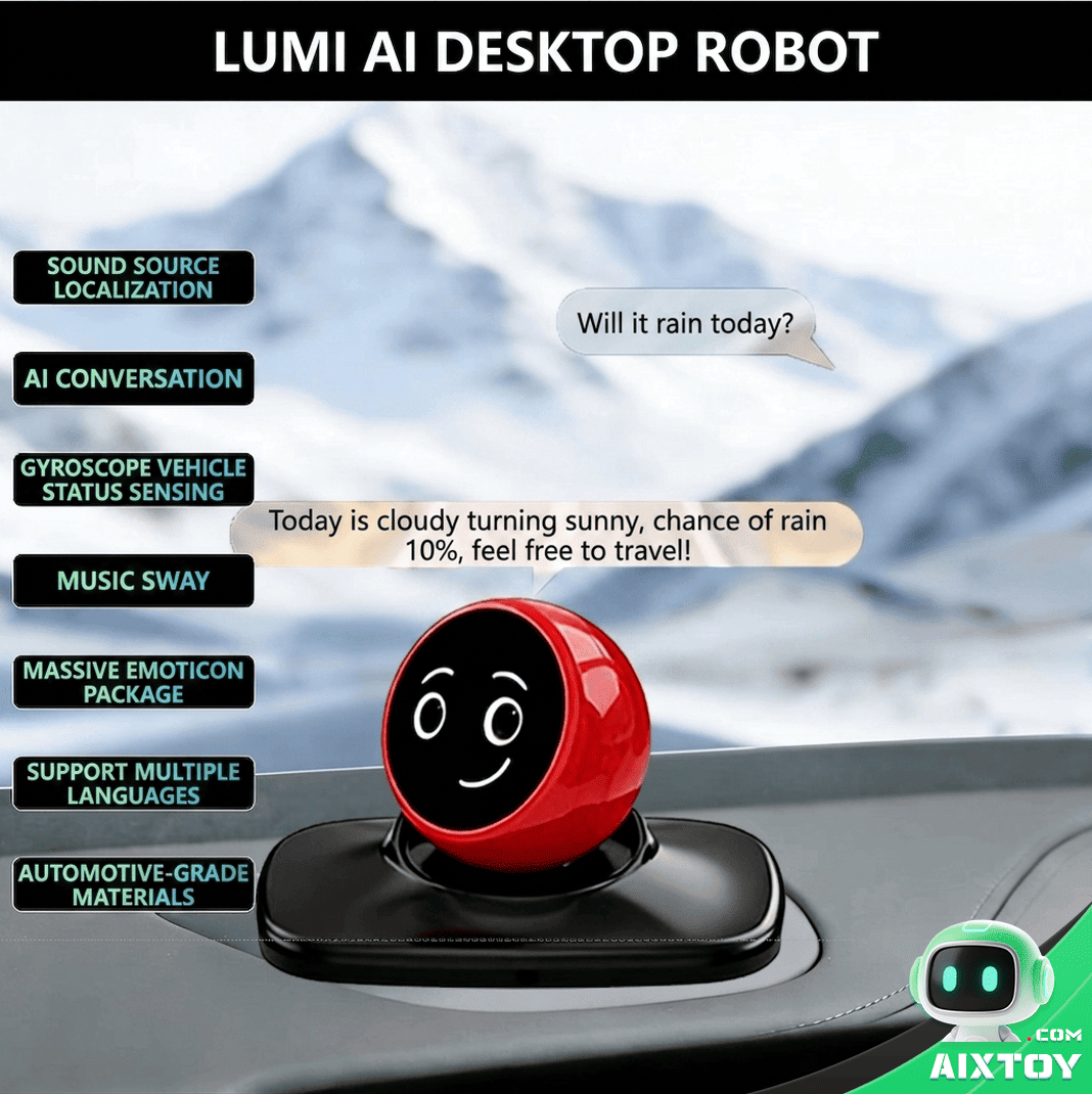 LUMI Car AI Robot - Dashboard Companion gallery photo 3