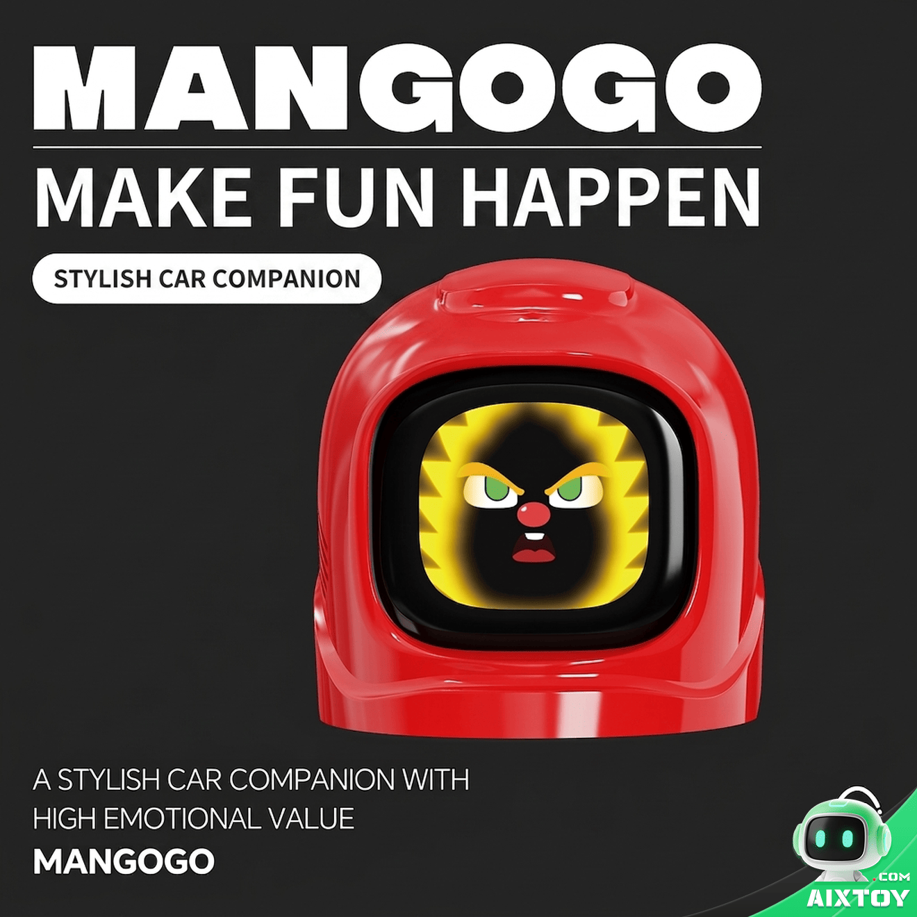MANGOGO Car Robot gallery image 5 - AI companion smart gadget for car dashboard