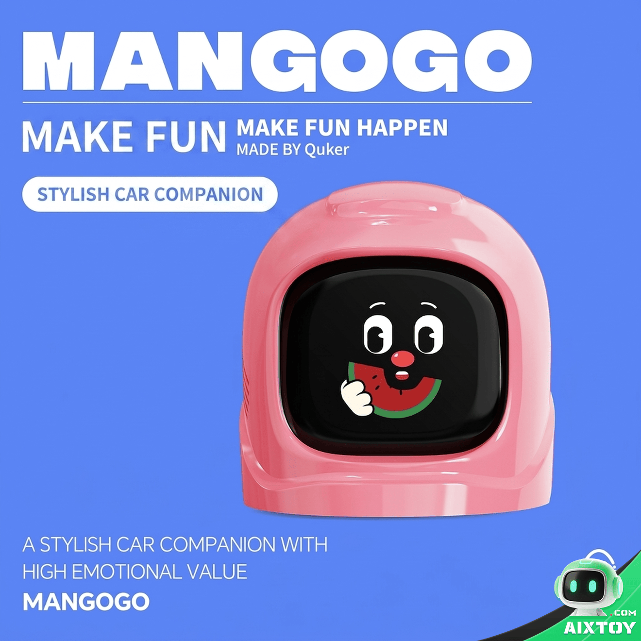 MANGOGO Car Robot - Gallery 8 | AIXTOY MANGOGO Car Robot gallery image 8 - AI companion smart gadget for car dashboard