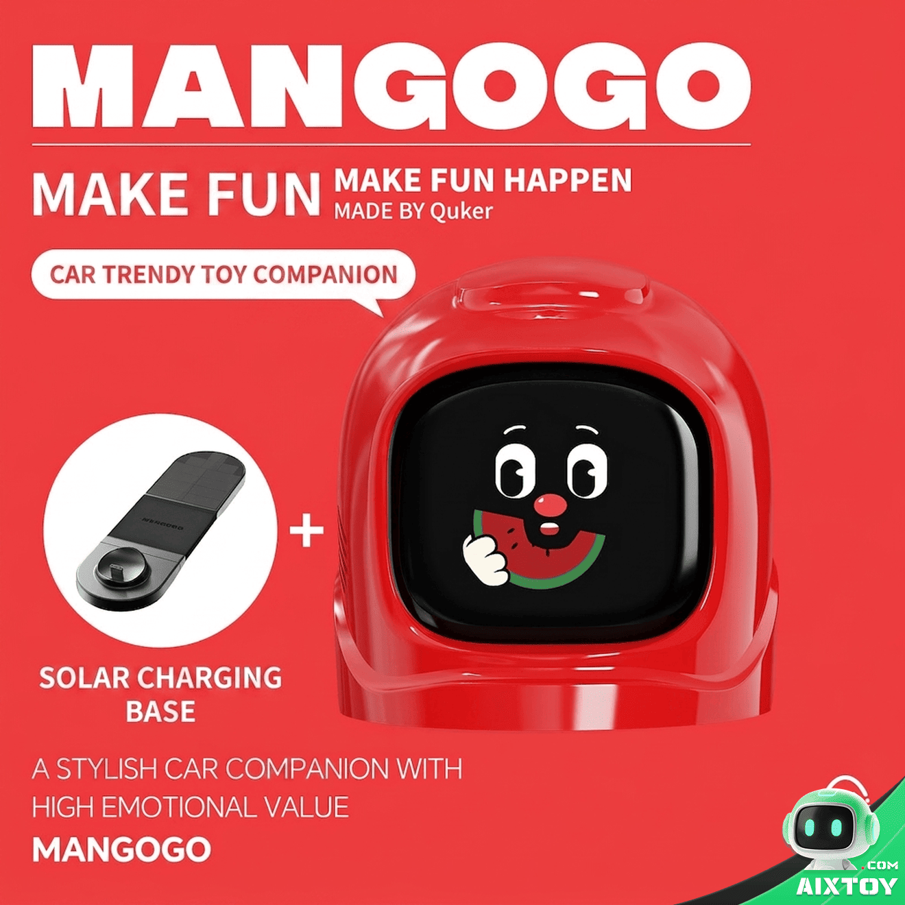 MANGOGO Car Robot - Gallery 10 | AIXTOY MANGOGO Car Robot gallery image 10 - AI companion smart gadget for car dashboard