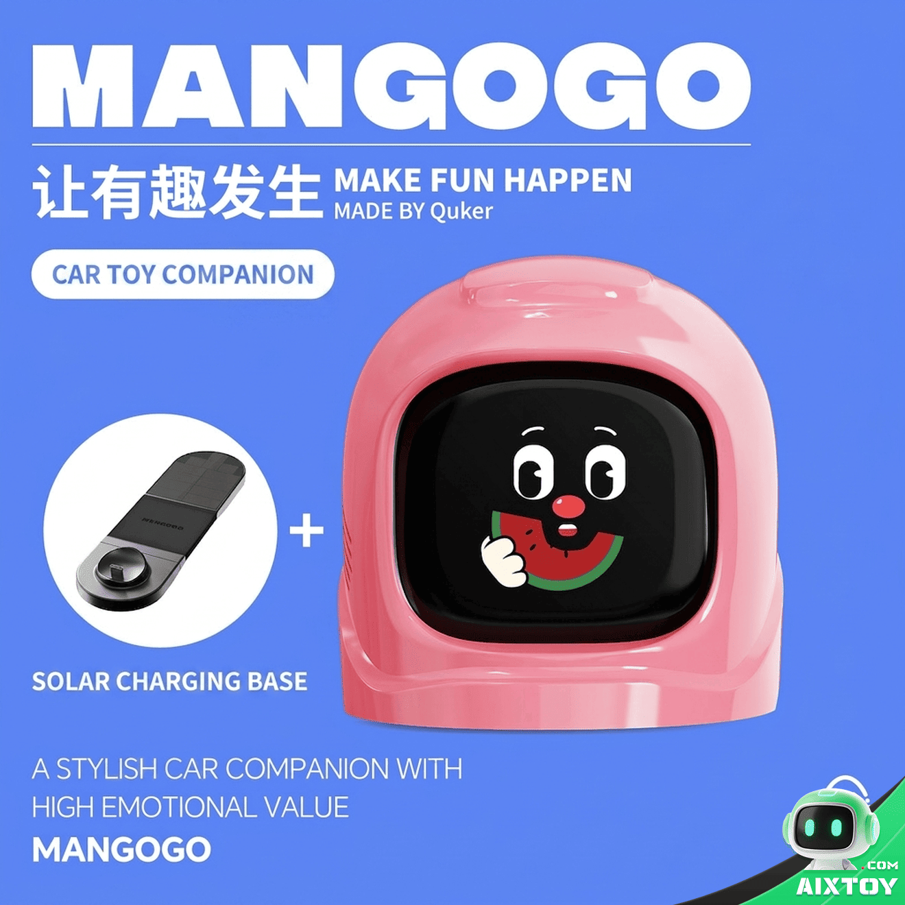 MANGOGO Car Robot gallery image 13 - AI companion smart gadget for car dashboard