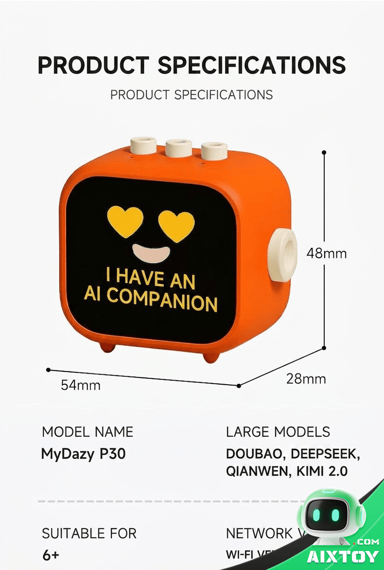 MyDazy 4G AI Robot - Smart Voice Chat Companion with DeepSeek detail