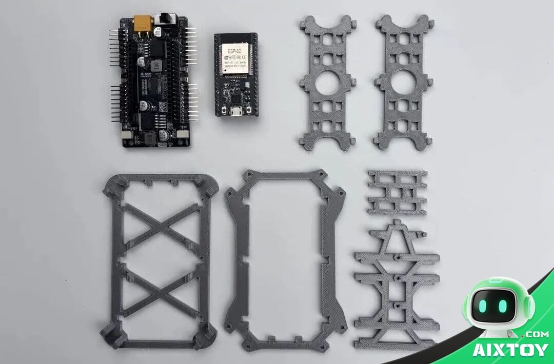 NodeQuadMini body assembly components and hardware layout NodeQuadMini body assembly components and hardware layout