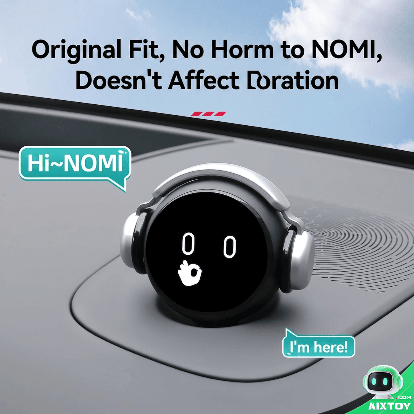 NOMI Robot Hat Decoration for NIO ES6 ES8 ET7 gallery photo 3