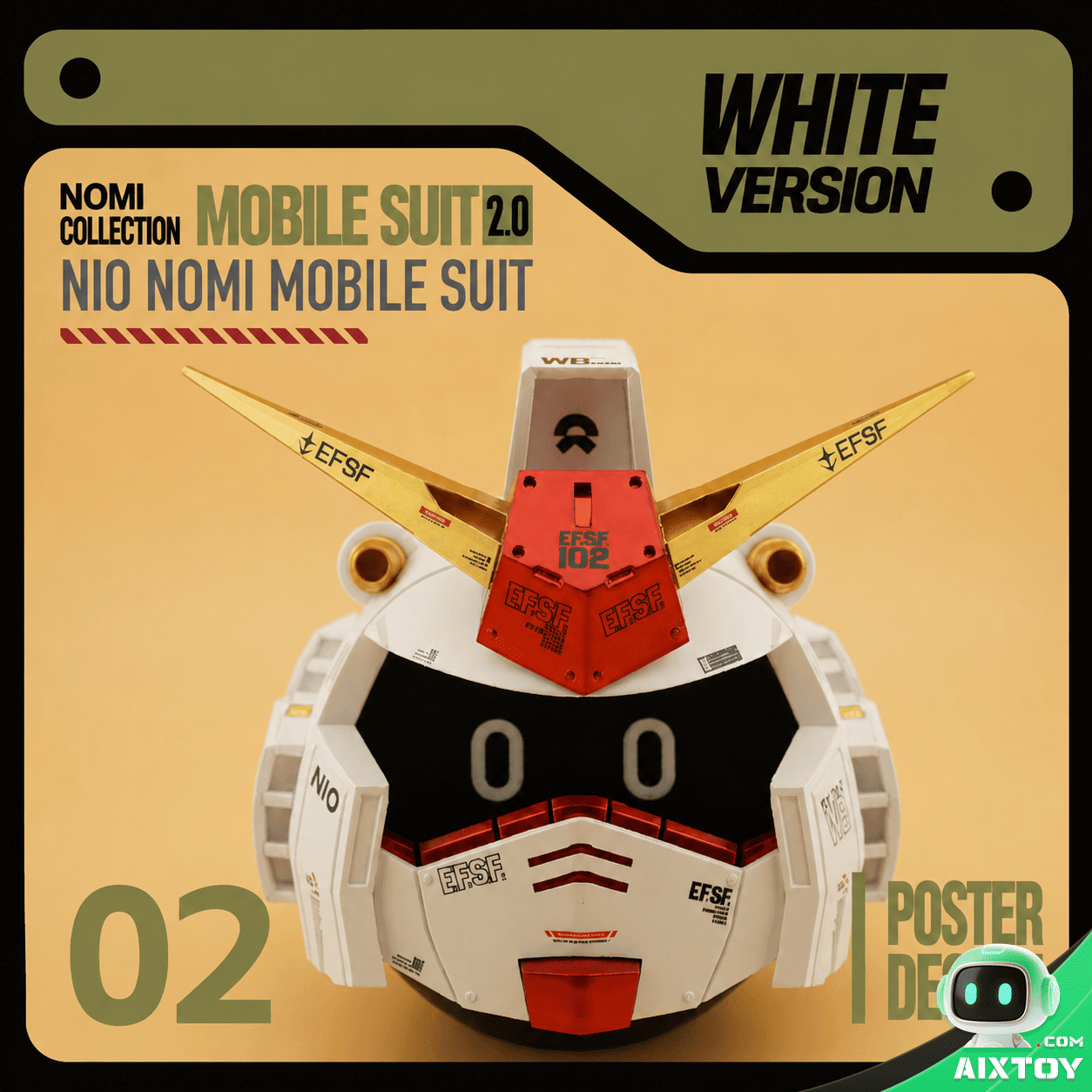 NOMI Mecha Warrior 2.0 Helmet Decoration - Gallery 10