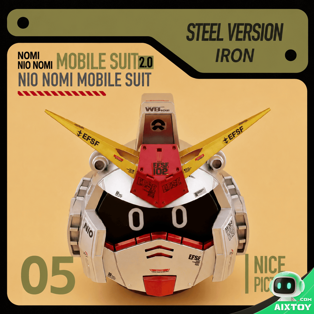 NOMI Mecha Warrior 2.0 Helmet Decoration - Gallery 14 NOMI Mecha Warrior 2.0 Helmet Decoration - Gallery 14