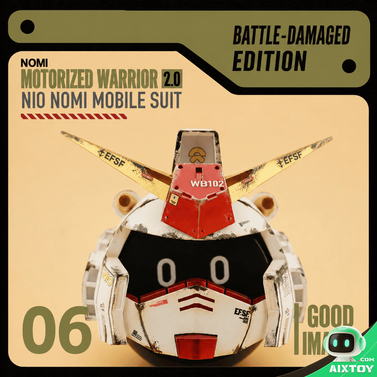 NOMI Mecha Warrior 2.0 Helmet Decoration - Gallery 16 NOMI Mecha Warrior 2.0 Helmet Decoration - Gallery 16