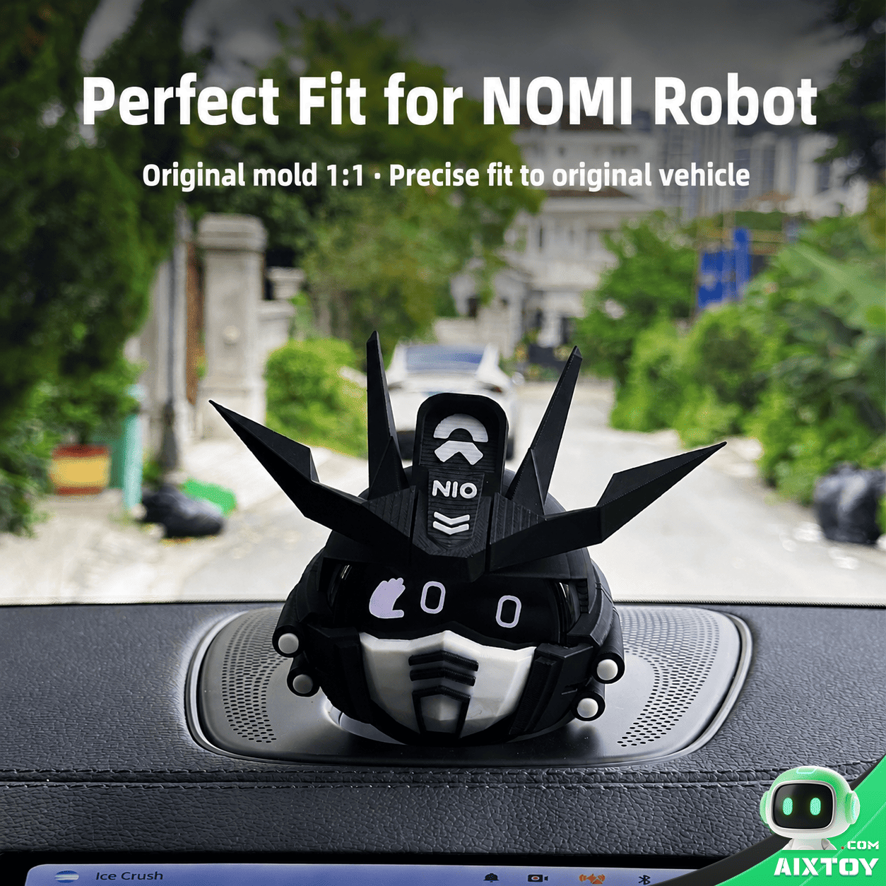 NOMI Mecha Warrior Helmet Decoration detail